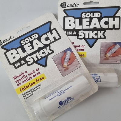 #ad Lot of 2 Cadie Solid Bleach in a Stick Concentrated and Natural Stain $15.92