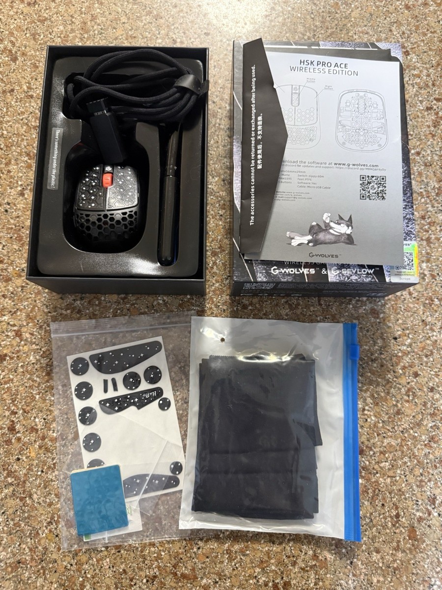 G-Wolves HSK PRO ACE Wireless/Wired Gaming Mouse Scroll Wheel