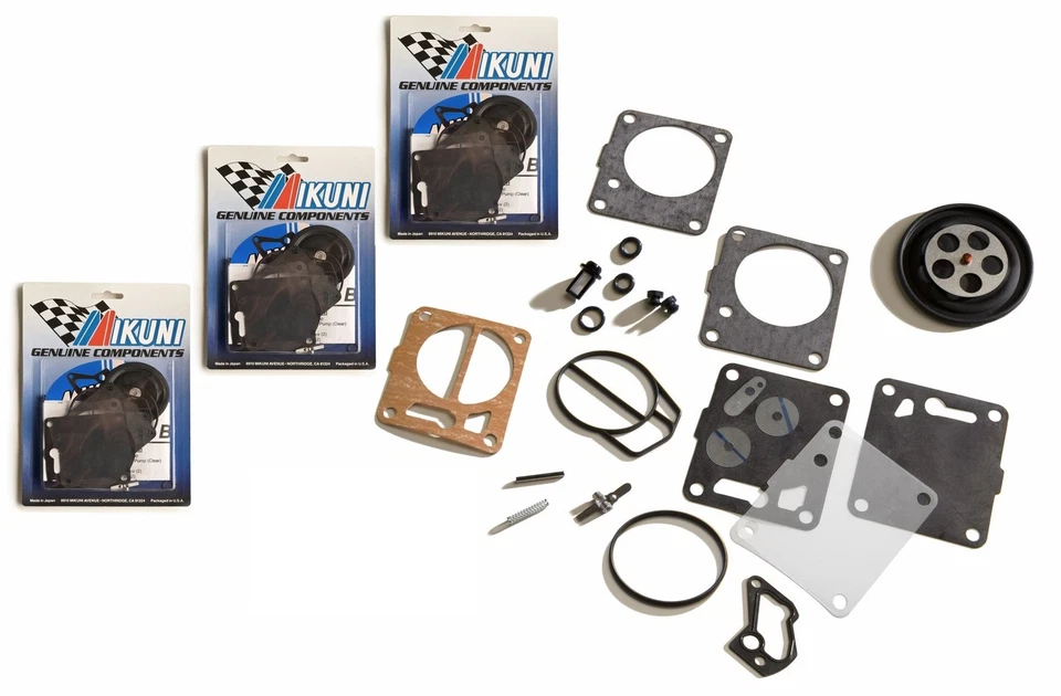Kit de reconstrucción de carburador triple carburador Mikuni genuino Yamaha GP GPR XL XLT 1200 Foto 2 de 2