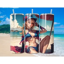 Drinkware 20 OZ Custom Yu-Gi-Oh Dark Magician Girl Portable Drinking Tumbler