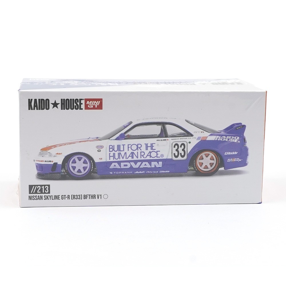 MINI GT KAIDO HOUSE NISSAN SKYLINE GT-R R33 BFTHR V1 1/64 BLUE