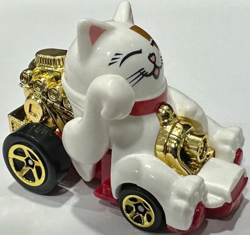 2025 Hot Wheels Feline Lucky Cat Maneki-Neko  N Case Cute 💰 🐱 Lot Of 6 - Image 3 of 3