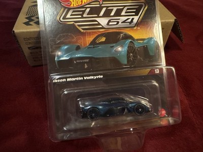 Hot Wheels Elite 64 Aston Martin Blue Valkyrie HWR91 Mattel
