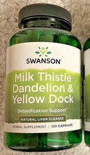 Milk Thistle, Dandelion, Yellow Dock, Beet Root 120 caps. Liver Health Exp.04/27
