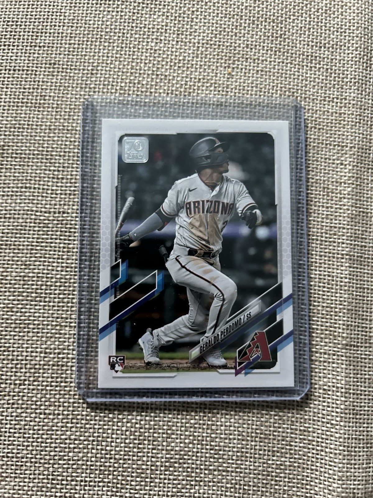 Geraldo Perdomo 2021 Topps Update SP Photo Variation Rookie #US268 Diamondbacks