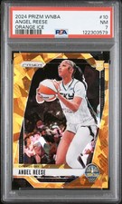 2024 PANINI PRIZM WNBA ORANGE ICE #10 ANGEL REESE PSA 7