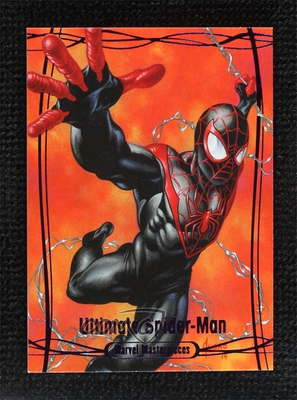2016 Upper Deck Marvel Masterpieces Epic Purple /199 Ultimate Spider-Man #1 9q5