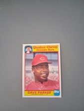 Dave Parker - Baseball Card  Quaker - 1986 -Granola  Bars Topps #9