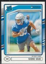 Sione Vaki 2024 Donruss #332 Rookie Detroit Lions