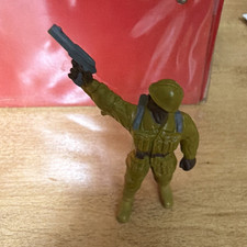 GI JOE Plastic Infantry Soldier Figure Holding Pistol Toy Figure