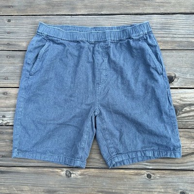Outerknown Shorts Mens Size 33 Gray Blue Beach Surf Casual Soft Pockets