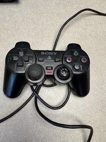 Sony PlayStation 2 PS2 Slim Console Black SCPH-90001 + Controller & Cables,card