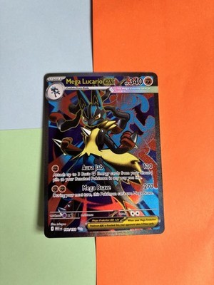 Pokémon TCG Mega Lucario EX #160 Mega Evolution Englisch Full Art Ultra Rare Mint