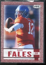 2014 SAGE HIT Red #12 David Fales RC Rookie Card. rookie card picture