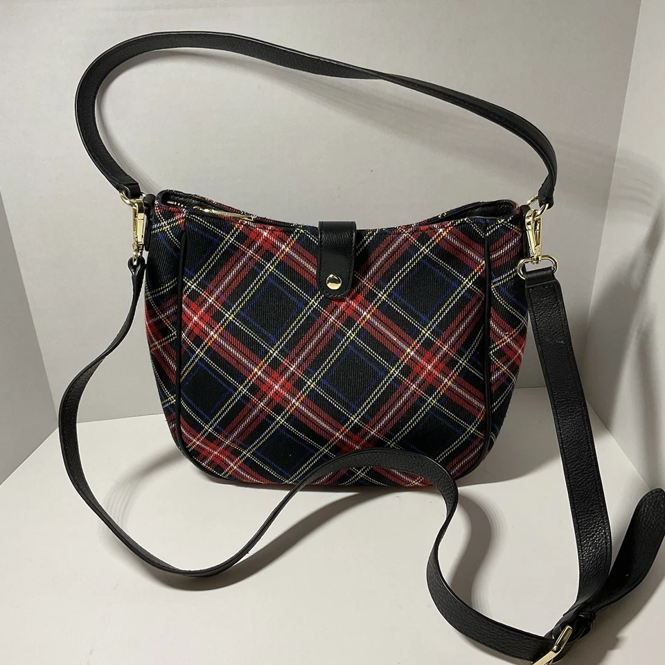 Bolso Hobo Talbots a Cuadros Correa Extraíble #p194061011 Tartán Foto 2 de 4