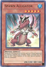 Yu-Gi-Oh Card - LC02-EN009 - SPAWN ALLIGATOR (ultra rare holo) - NM