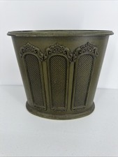 Hollywood Regency Waste Basket Decorative Avo...