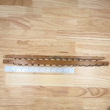 Vintage Wooden Clothes  Tie Rack with Metal Hooks, Decorative Motif, Brown