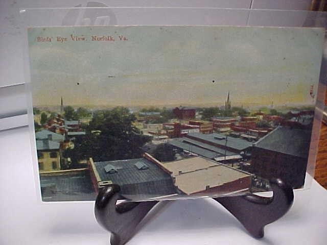 BIRD'S EYE VIEW, NORFOLK, VA. / VIRGINIA 1909