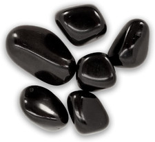 - Tormalina Nera - Ciottoli Levigati - Pietre Naturali - 80 Grammi (Tra 5 E 8 Pe