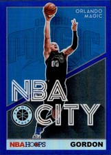 2019-20 Hoops NBA City Holo #21 Aaron Gordon Card
