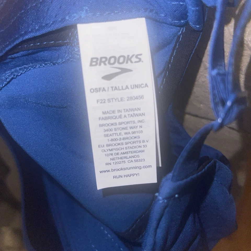 Gorra de corredor unisex Brooks Chaser Blue Ash/Run Happy Arch Talla única Talla única Foto 4 de 4