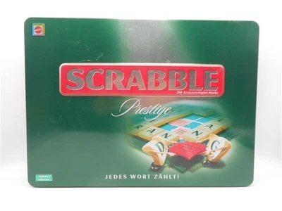 SCRABBLE Prestige Metallbox Mattel Jedes Wort Zählt! /R13F1 - Bild 1 von 4