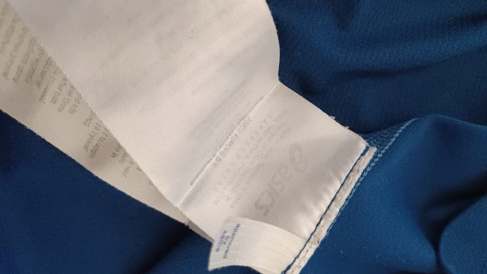 ASICS Motion Dry T Shirt Blau Größe L Elastan Top Zustand Sport Fitness - Bild 2 von 4