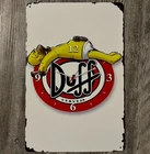 Duff Beer Homer Simpson 8 x 12 Vintage Novelty Metal Sign New!