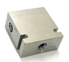 HY 7024360 - Hydraforce #10 Body - 3 Port - #6 ORB Aluminum - 3000 PSI