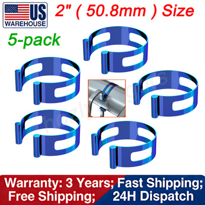 5pcs Tacking Band 2'' ( 50.8mm ) Tig Welding Tool Exhaust Pipe Intercooler Intake