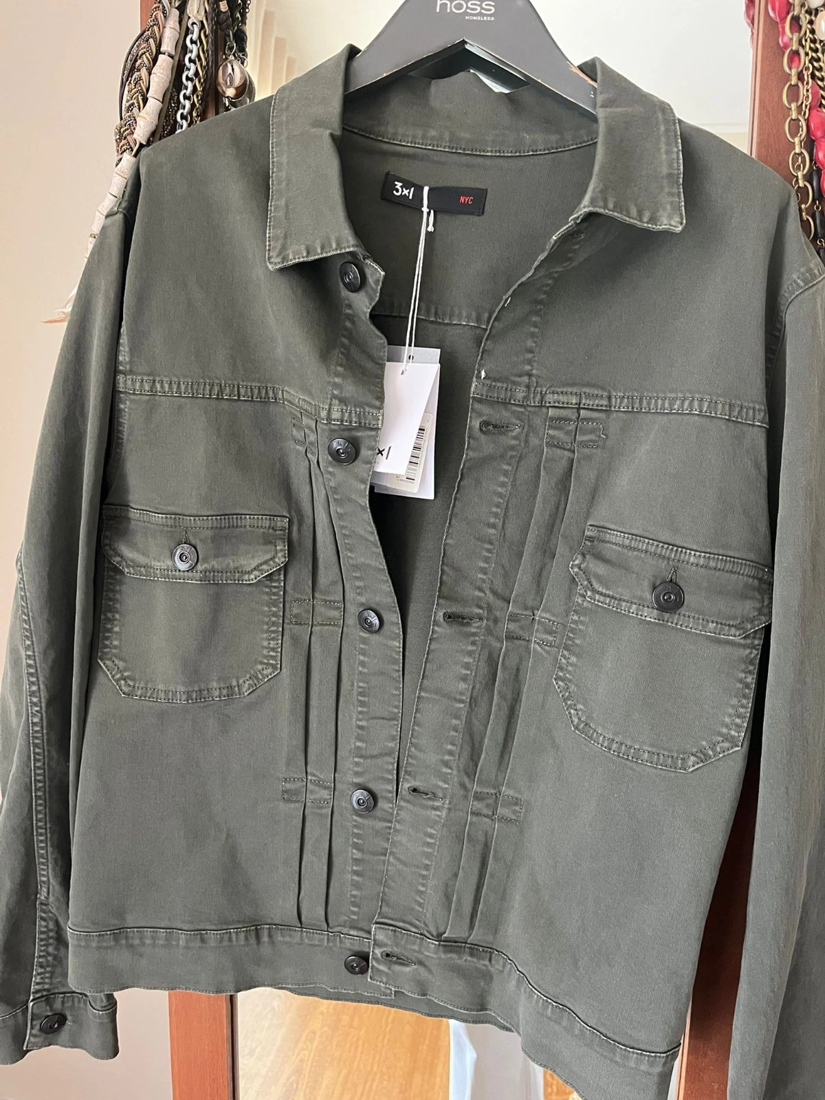 Vintage Denim Jacket 3x1 Handmade Stone Wash Unisex Limited Edition 1/1 Unworn