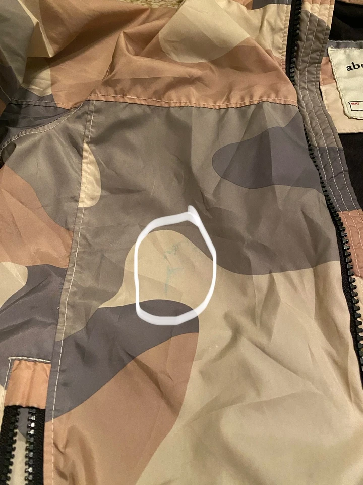 Chaqueta Abercrombie Niños 7/8 Niños Niño Camuflada Con Capucha Cremallera Completa Foto 2 de 4