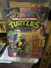 Leonardo TMNT 1988 Playmates Figure MOC unpunched 10 back rare figures