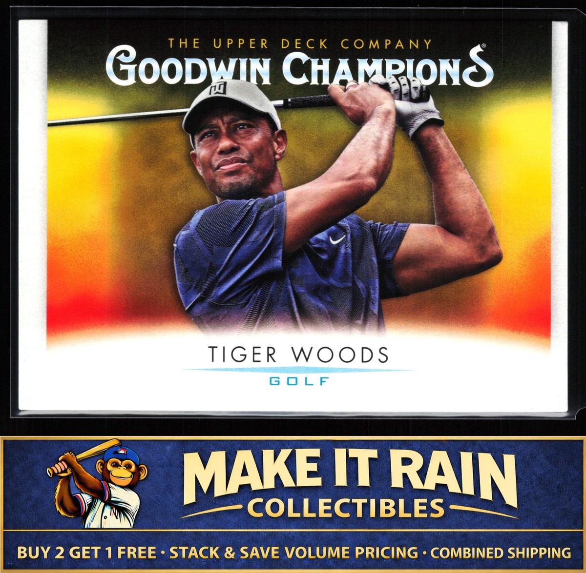 Tiger Woods 2021 Upper Deck Goodwin Champions #75 Golf | eBay