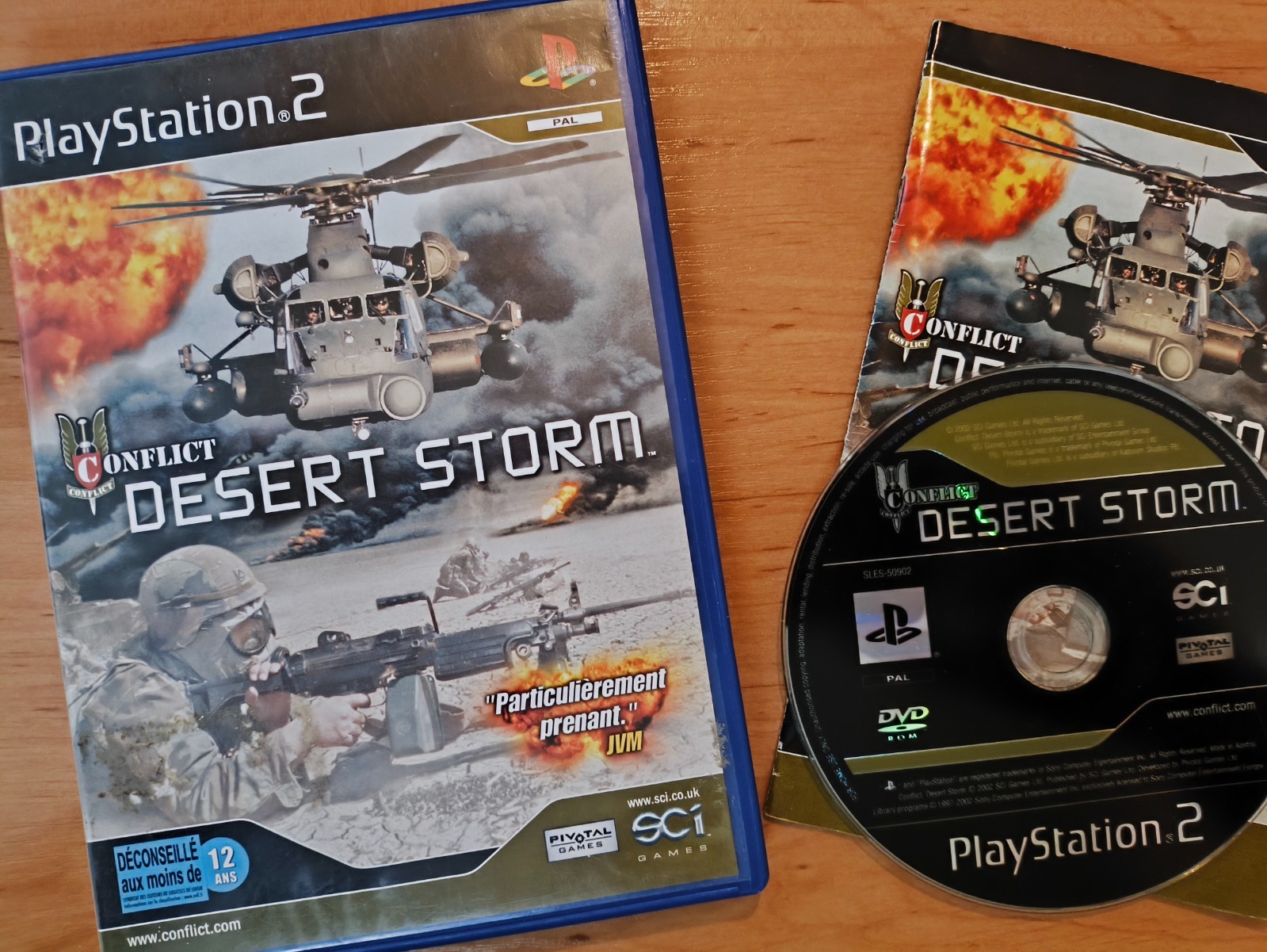 jeu CONFLICT DESERT STORM pour playstation 2 PS2 francais game guerre COMPLET