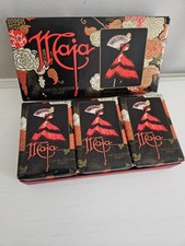 Jabón de colección 3 Jabon Maja de Myrurgia Savon España 2 barras de 7/8 oz en caja abierta nuevo