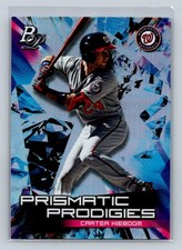 2019 Bowman Platinum #PPP-14 Carter Kieboom Prismatic Prodigies Nationals C56