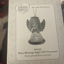 Precious Moments 2018  Share Blessings  Angel LED Ornament