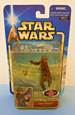 Collectible Star Wars: Episode II Attack of the Clones :Zam Wesell Figure (New)