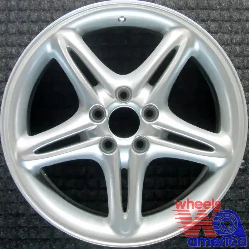 Wheel Rim Volvo C70 S70 V70 17 1998-2003 31202242 9192614 OEM Silver OE 70221 - Image 3 of 4