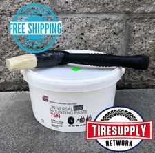 Rema Tip Top 75N Universal Tire Mounting Paste Lube 7.7 LBS Pail & Rema 73 Brush