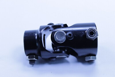 1'' DD to 13/16'' 36 Spline Universal Steering Shaft Single U-Joint Coupler Black
