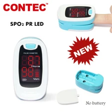 Finger Pulse Oximeter Blood Oxygen Sensor O2 Monitor Pouch&Rope CONTEC