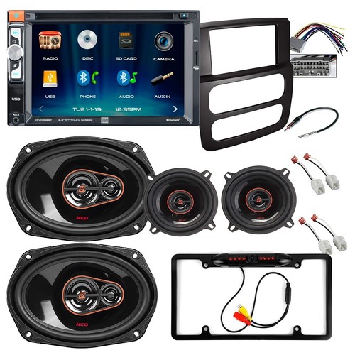 XDVD269BT Car Stereo /Speakers /Camera & Install Kit for 2002-05 Dodge RAM 1500