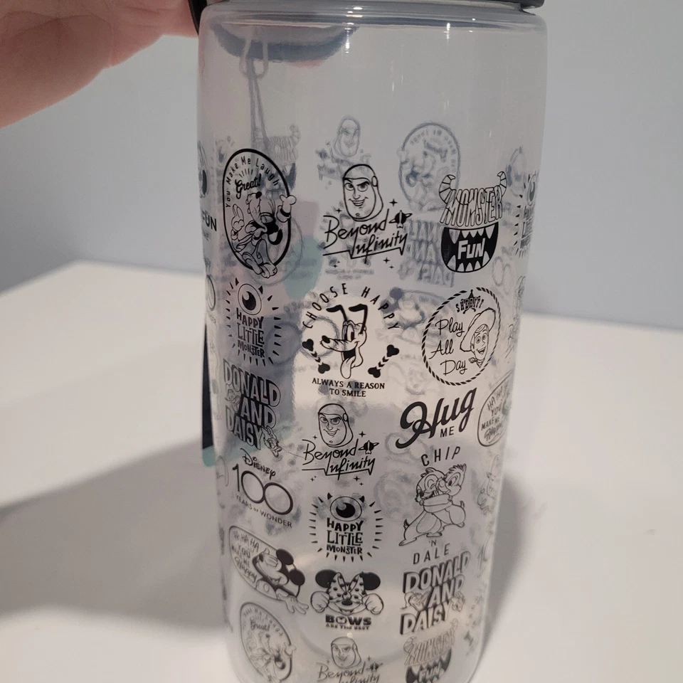 Zak! Botella de agua Everyday Smiles Disney 100 a prueba de fugas sin BPA 25 oz Mickey nueva Foto 4 de 4