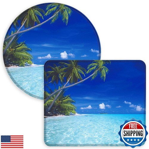 Mouse Pad, Square and Round Mouse Pads, 2 Pack,10.3 x 8.7 inch and Dia 8.7 in - 第 1/5 張圖片