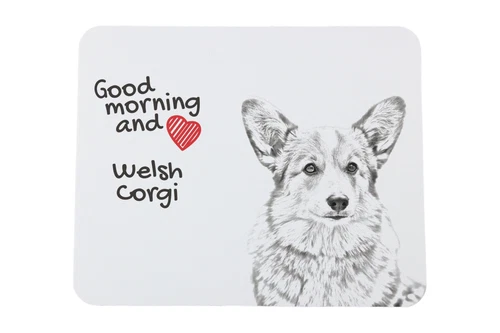 Pembroke Welsh Corgi muismat met hond Art-Dog