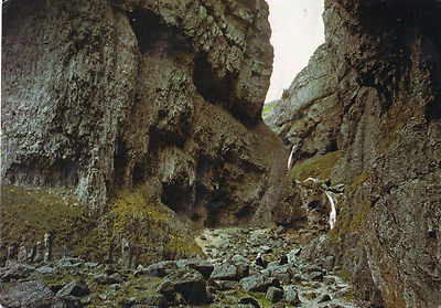 Postkarte Yorkshire Gordale Scar Malham nicht verschickt Dixon