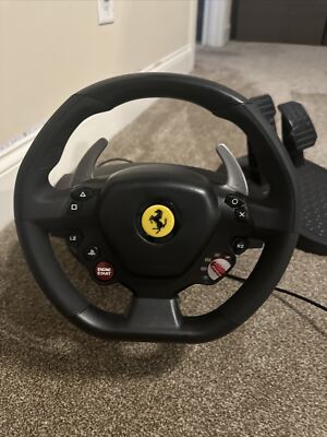 Thrustmaster T80 Ferrari 488 GTB Edition Racing Wheel - Black